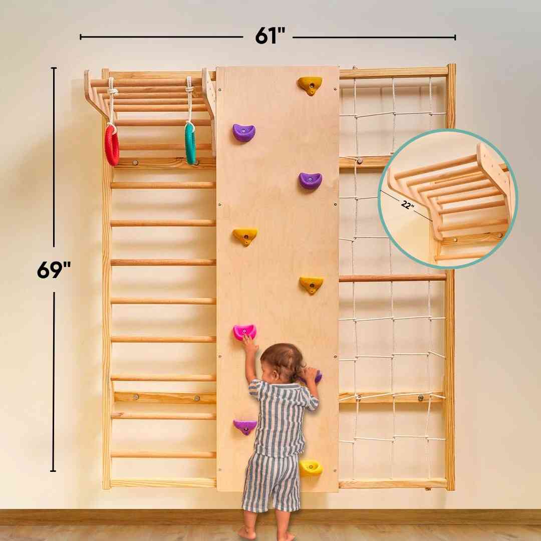 Wall Mounted Jungle Gym