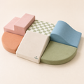 Playfull 6-piece Morandi pastel soft play climbing set