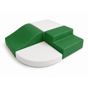 Green & White