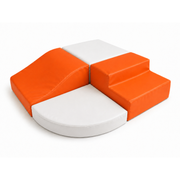 Orange & White