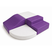Purple & White